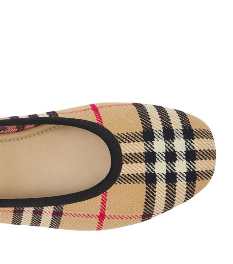 burberry pattern loafers|burberry ballerina flats.